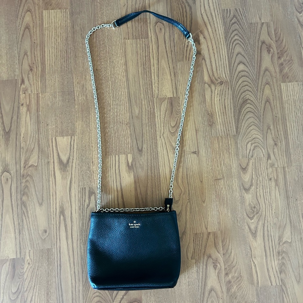 Kate Spade Black and Gold Crossbody Bag